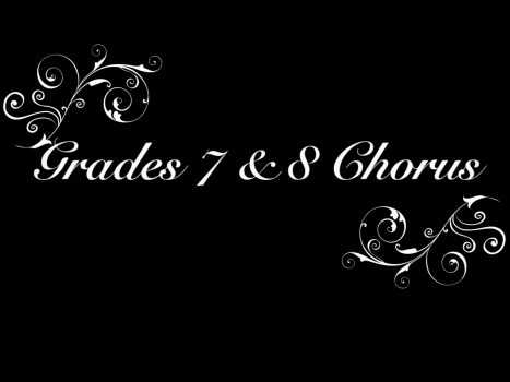 Grades 7&8 2021 Chorus Selections