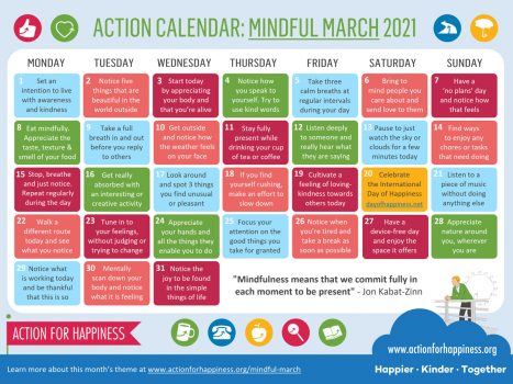 March Action Callendar