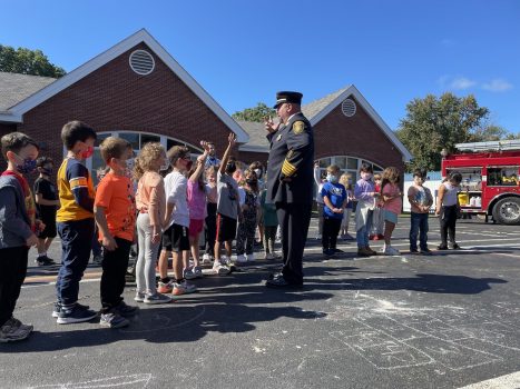 PV Fire Dept Visiting with PVES