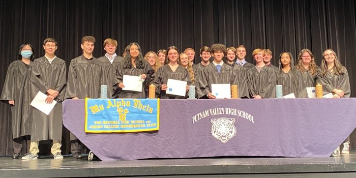 Mu Alpha Theta induction ceremony